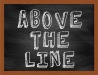 "Above the line" blackboard (© Ionut / Fotolia.com)